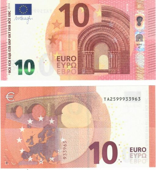 10 Euro Note (made in Italy)