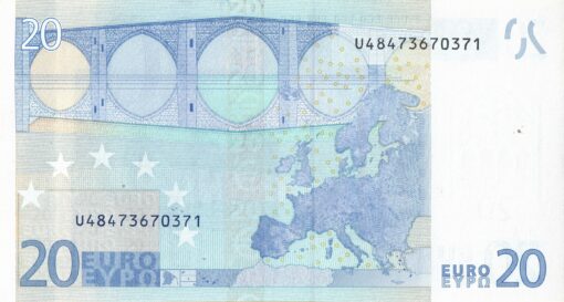 20 Euro Note (made in Italy) - Image 2