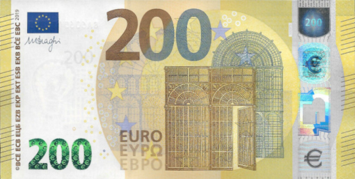 200 Euro Note (made in Italy) - Image 2