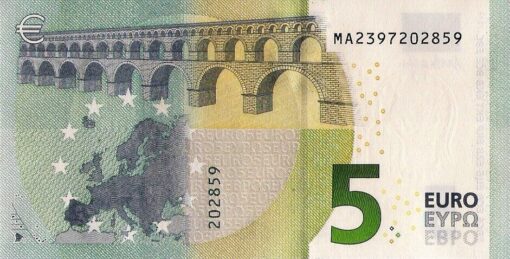 5 Euro Note (made in Italy) - Image 3