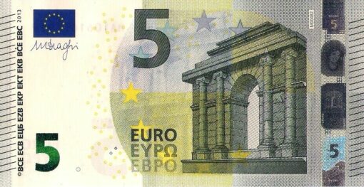 5 Euro Note (made in Italy) - Image 2