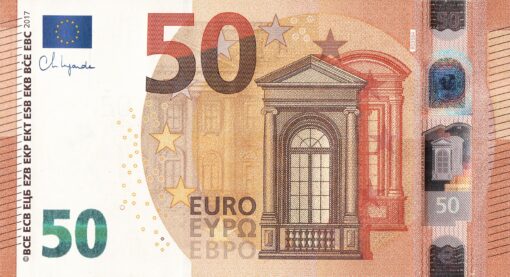 50 Euro Note (made in Italy) - Image 2