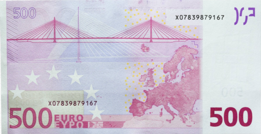 500 Euro Note (made in Italy) - Image 3